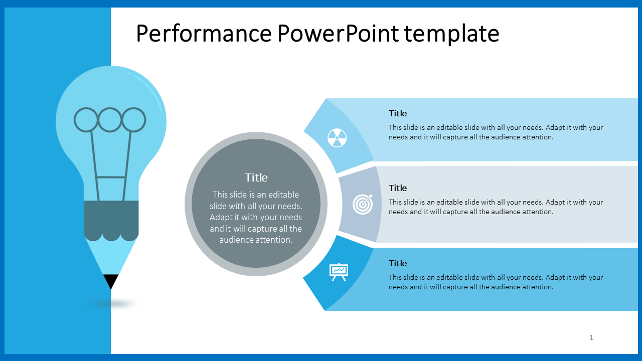 Stunning Performance PowerPoint Template PPT Designs